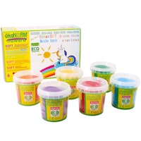 Soft Knete nawaro Set in 6 Farben - Einhorn