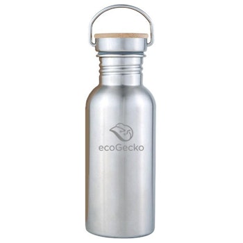 Edelstahl Trinkflasche 0,5 l - einwandig