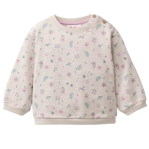 Weiches Baby Sweatshirt große Blumen