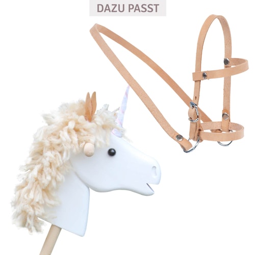 Steckenpferd Holz Einhorn