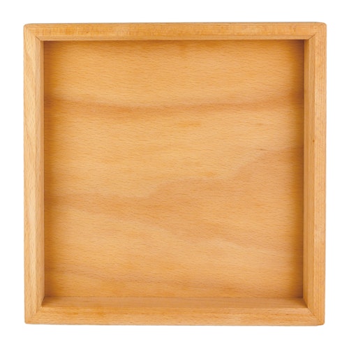 Spieltablett aus Holz 27,5 x 27,5 cm
