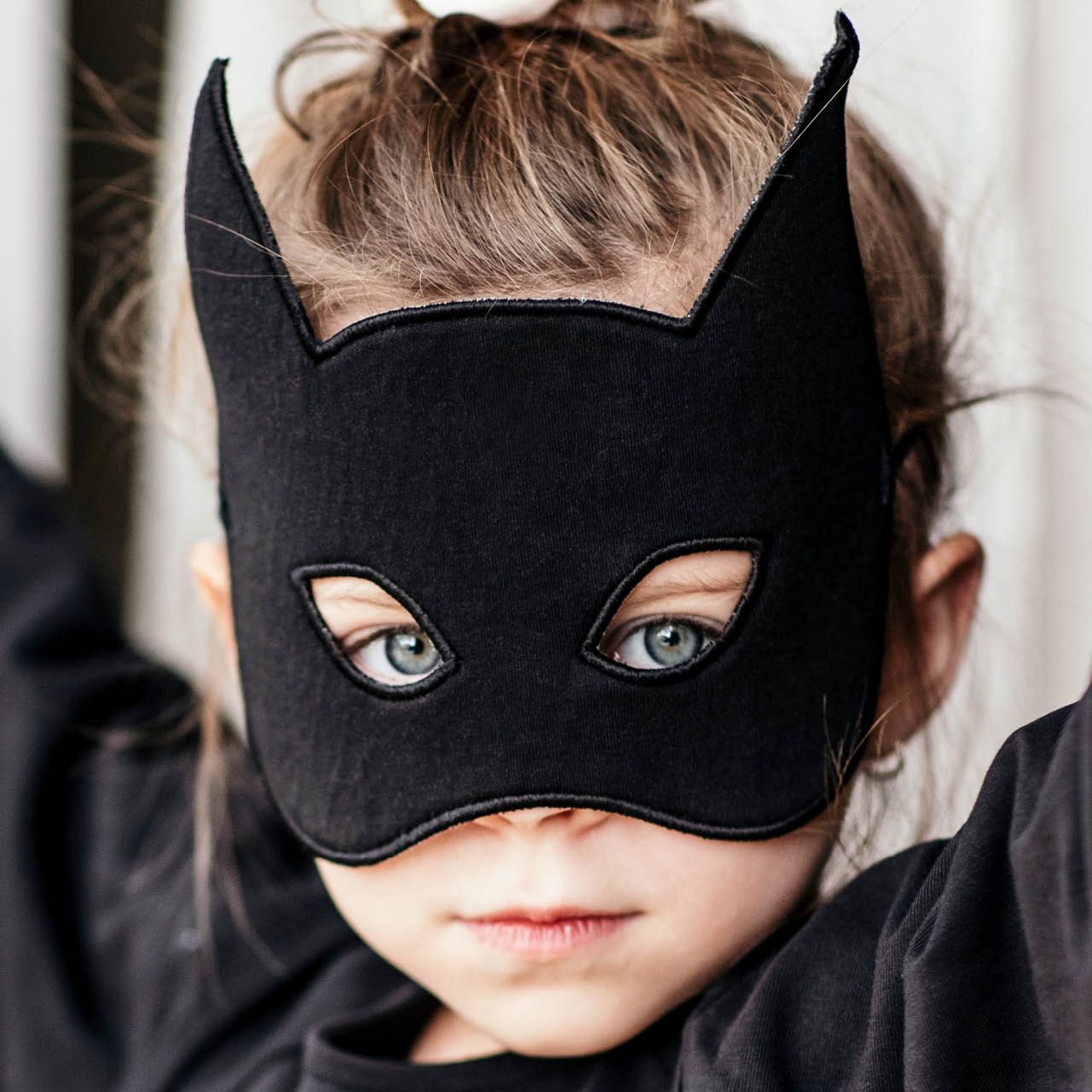 Coole Maske schwarz Einheitsgröße mit Gummiband