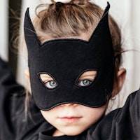 Coole Maske schwarz Einheitsgröße mit Gummiband