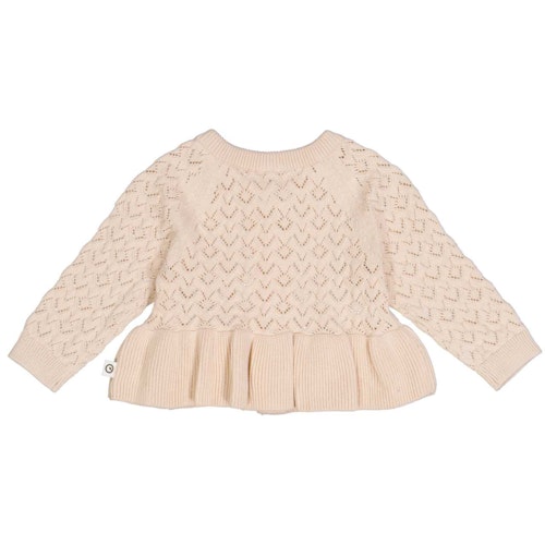 Leichte Strickjacke Schößchen