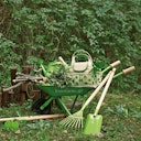 Vorschaubild Hochwertiges Gartengeräte Set mit Gießkanne und Tasche