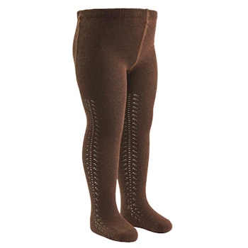 Kinder Strumpfhose Musterung braun