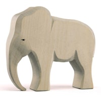 Elefantenbulle extra dickes Holz 14,5cm hoch