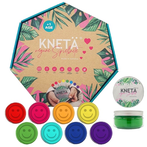 KNETÄ® 8er-Set Knete ab 1 Jahr, 125g Dosen