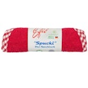Vorschaubild Spucktuch 43 cm lang, 22 cm breit Baumwollfrottee rot