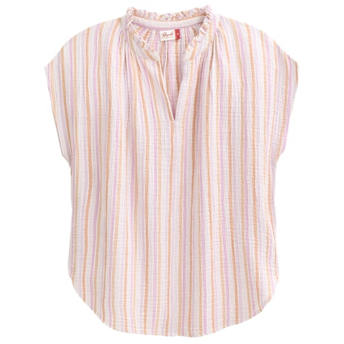 Musselin Bluse ärmellos Damen