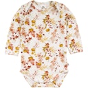 Vorschaubild Edler Langarmbody Puffärmel floral
