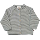 Vorschaubild Kuschelige Baby Strickjacke Ringel