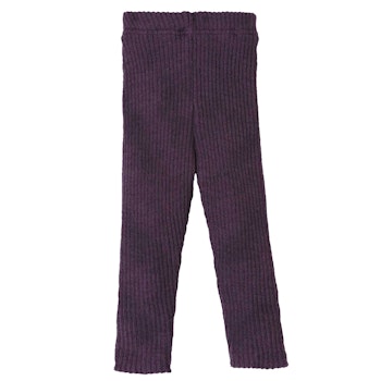 Woll Leggings aubergine warm und mitwachsend