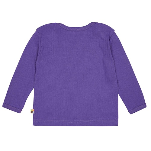 Softes Langarmshirt grobe Rippe