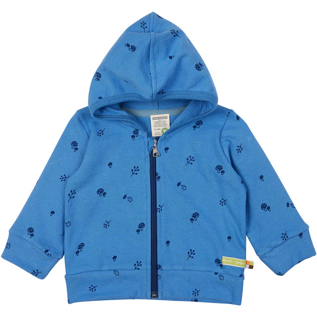 loud + proud IN WAFFELOPTIK - Cardigan - wood/marrone