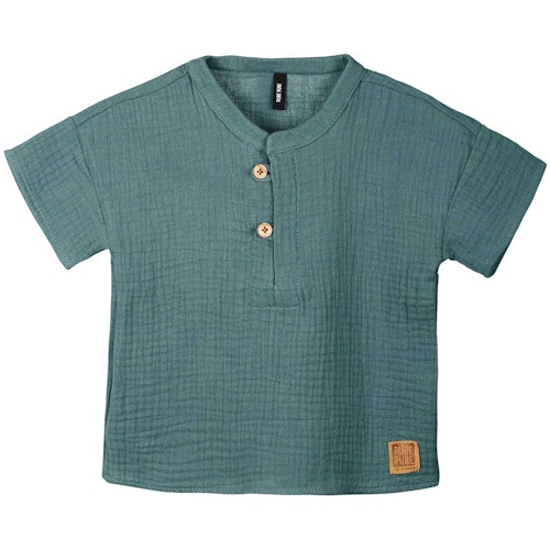 Musselin Shirt kurzarm
