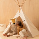 Vorschaubild Spielzelt Tipi Creme – 140 cm