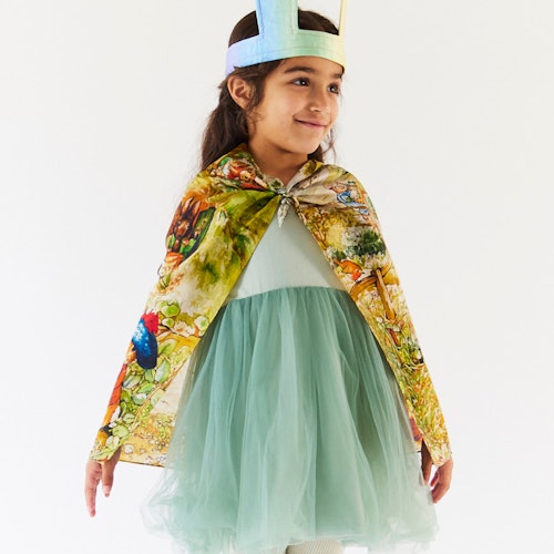 Spieltuch Seide Beatrix Potter Peter Hase Suchbild 53x74cm