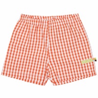 Luftige karierte Shorts