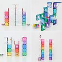 Vorschaubild Connetix Magnetbausteine Kugelbahn 114 Teile – bunt