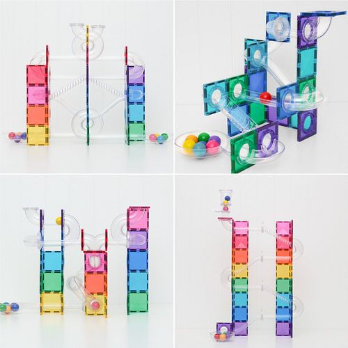 Connetix Magnetbausteine Kugelbahn 114 Teile – bunt
