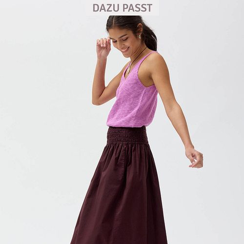 Unterhemd People Wear Organic Strick ohne Arm Uni