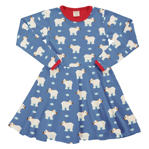 Langarm Flatterkleid Regenbogen