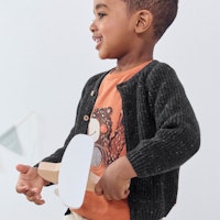Klassischer Cardigan Knopfleiste