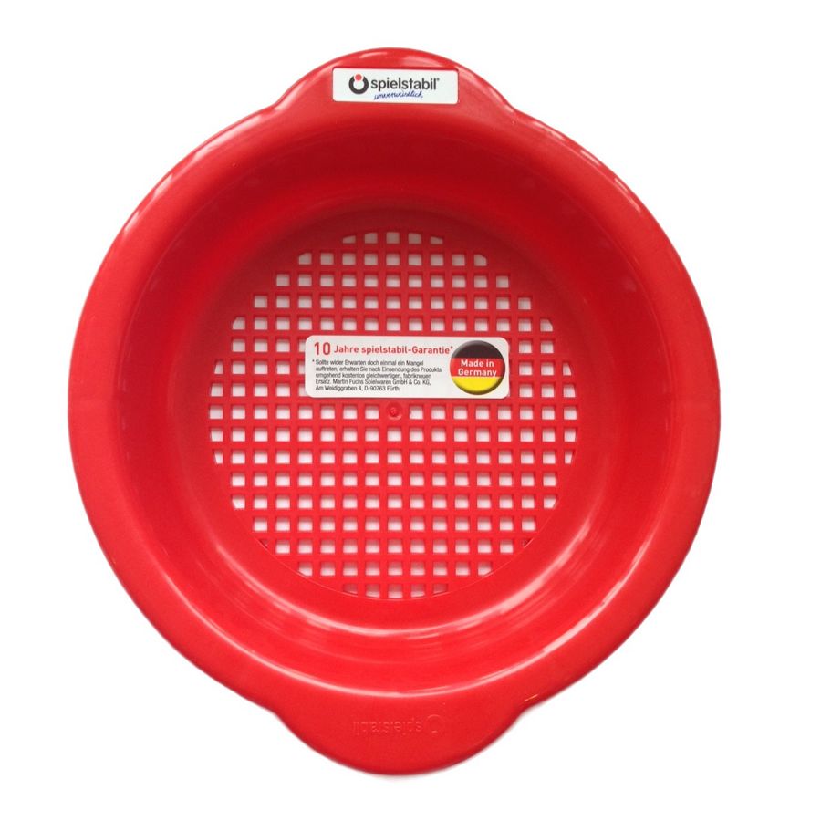 Kleines Sandsieb - rot