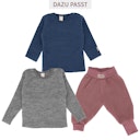 Vorschaubild Babyhose Wollplüsch breite Bündchen
