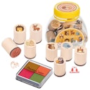 Vorschaubild Stempel-Set Waldtiere – 8 Stempel und Stempelkissen