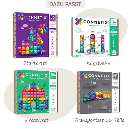 Connetix Magnetbausteine Kugelbahn 114 Teile – bunt