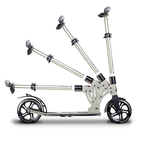 Alu Scooter ab 6 Jahre 35-100kg 205mm-Rädern grau