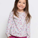 Vorschaubild Langarmshirt Blumen-Muster