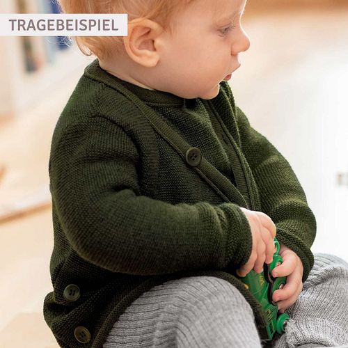 Strickjacke Disana Wickel langarm Schurwolle