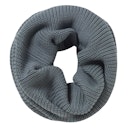 Vorschaubild Warmer Damen Schlauchschal Strick rauchblau