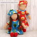 Vorschaubild Puppenkleidung Beanie Birnen