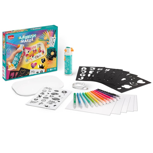 Airbrush Maker Grafitti-Set elektrisch ab 5 Jahren