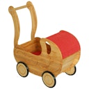 Vorschaubild Edler Puppenwagen Vollholz 33 x 60 x 62 cm