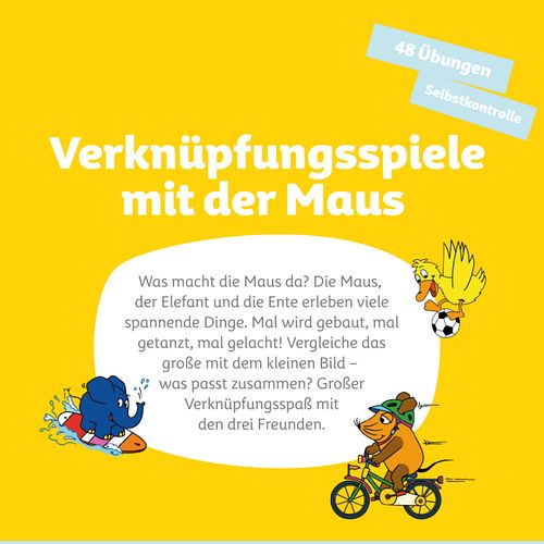 Verknüpfungsspiele mit der Maus 3-4 J. Kartensatz (ohne Lochkasten)