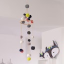 Vorschaubild Mobile weiche Bio Pompoms