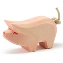 Vorschaubild Ferkel Holzfigur 3,5 cm hoch