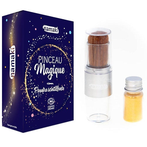 Bio Glitzerpuder - Magischer Pinsel Gold