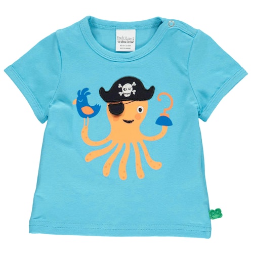 Kurzarm T-Shirt Tiergesicht