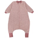 Vorschaubild Babyschlafsack Wollplüsch mit Füßen und Ärmeln