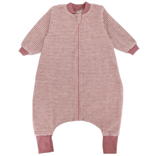 Babyschlafsack Wollplüsch mit Füßen und Ärmeln