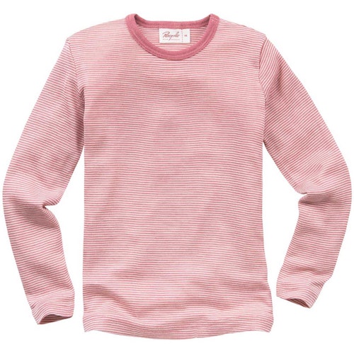 Langarmshirt Wolle Seide