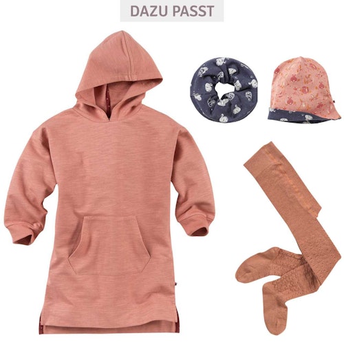 Sweatkleid mit Kapuze