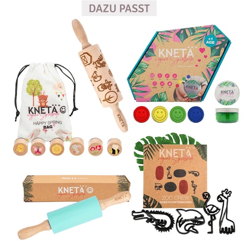 KNETÄ® 4er-Set Knete ab 1 Jahr, 125g Dosen