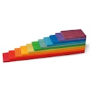 Vorschaubild Grimm's Bauplatten Set Regenbogen, 11-teilig